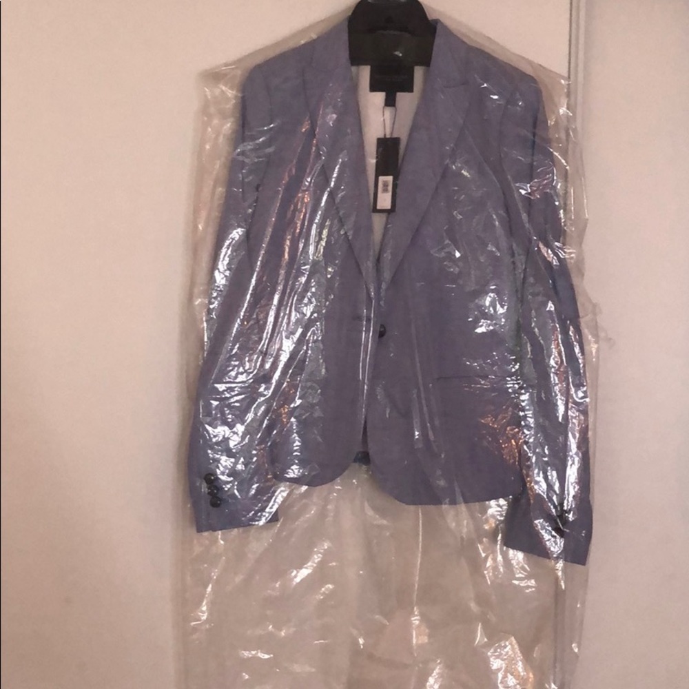 Banana republic Classic women blazer blue wash color. NWT